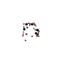Pedrería tornasol / hotfix mini