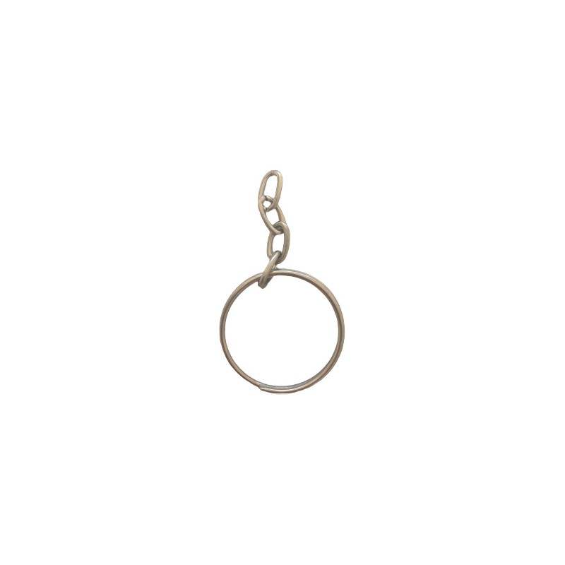 Argollas para llavero con cadena